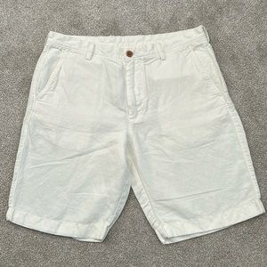 J Crew | Men’s 35W Linen Cotton Blend shorts EUC